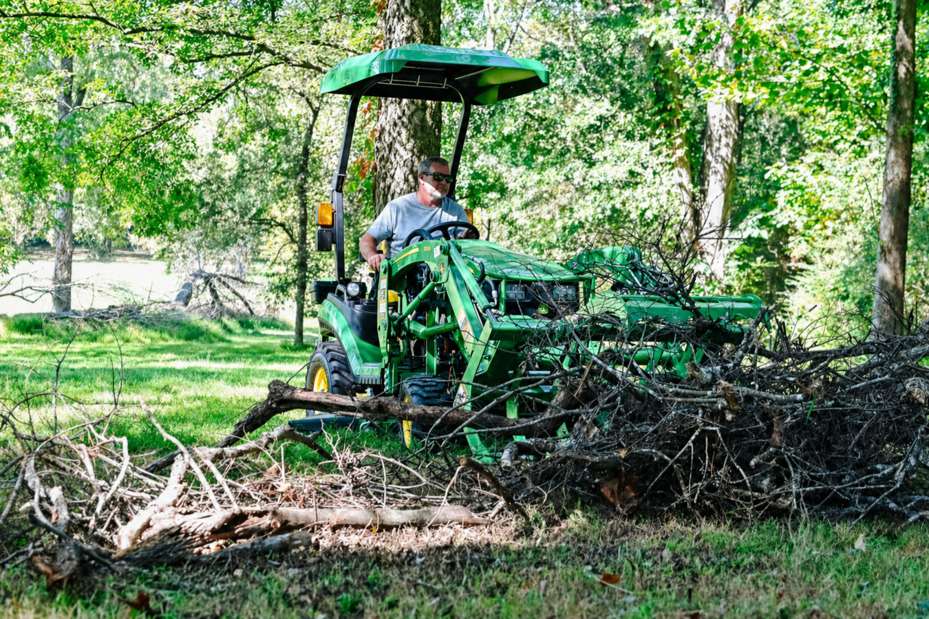 Land clearing in Laredo, TX